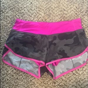 EUC Paris Pink/Camo Speed Shorts